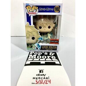 Funko Pop! Black Clover: Luck Voltia 1102 Exclusive Vinyl Figure W/ Protector